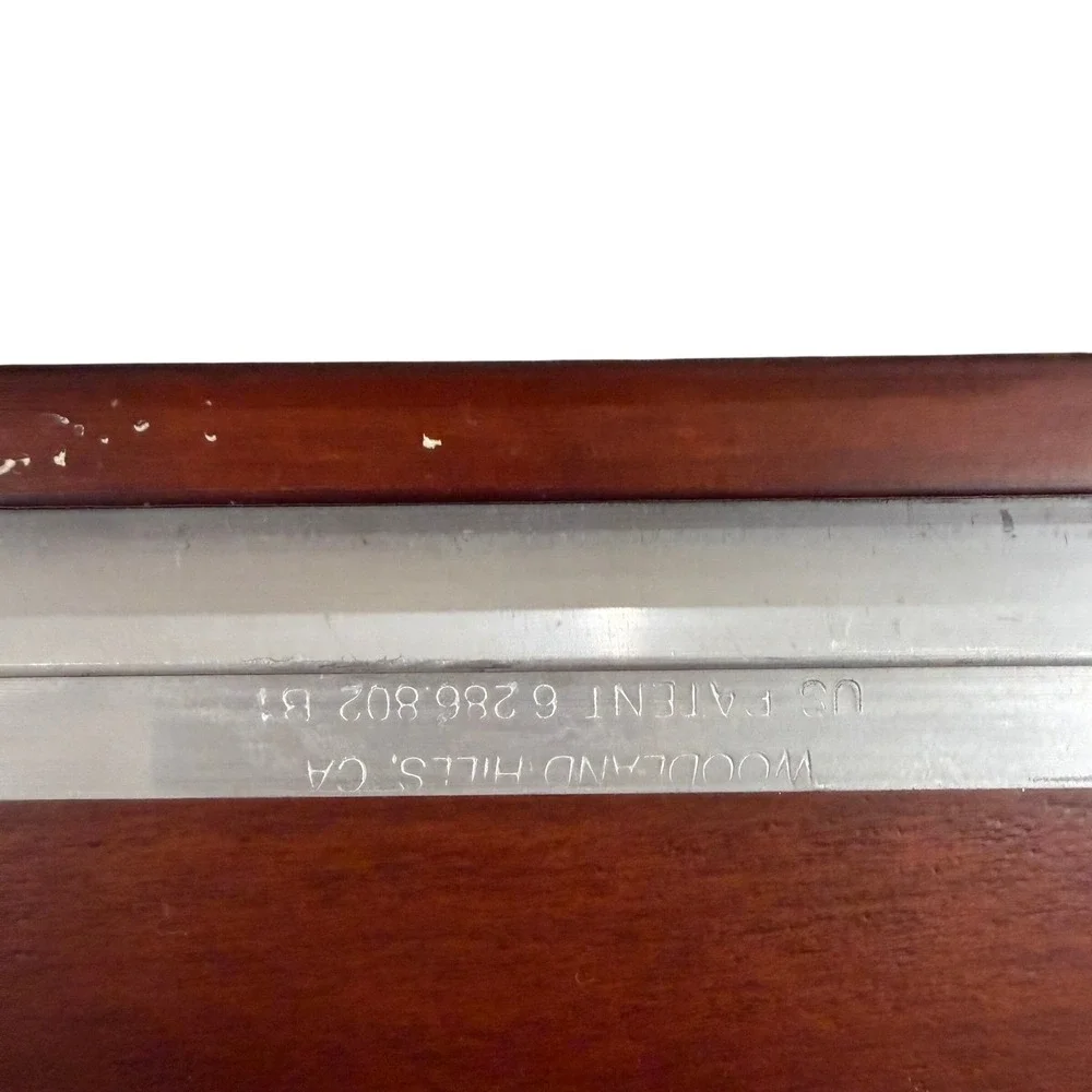 Pottery Barn Holman Picture Ledge Shelf 24in Alderwood Mahogany AS IS